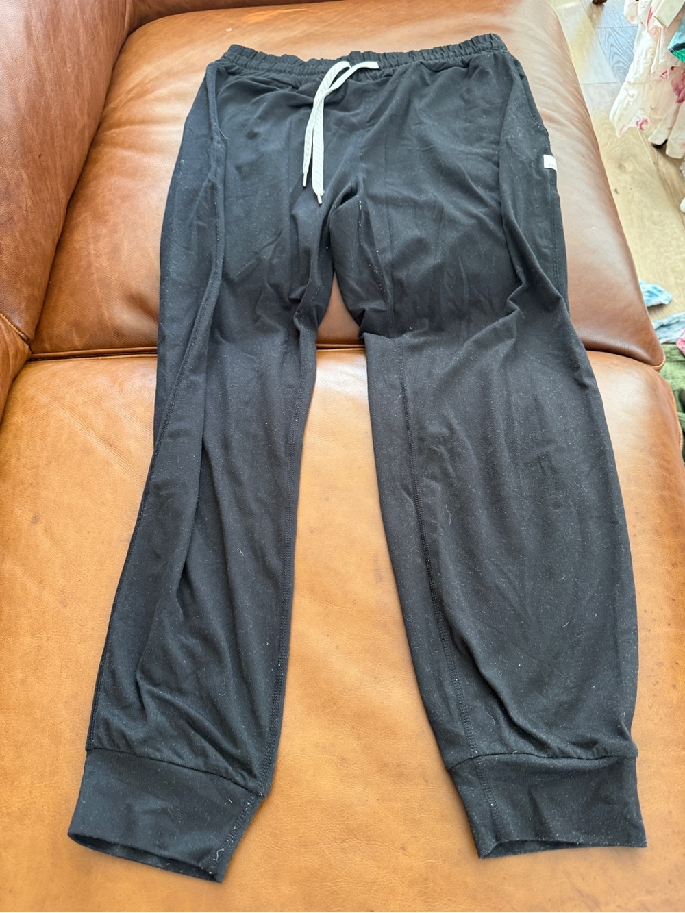Vuori Black Drawstring Joggers